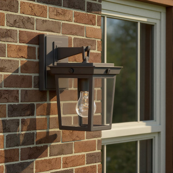 Crystorama Belmont 1 Light 6.5" Outdoor Sconce, Twilight Bronze