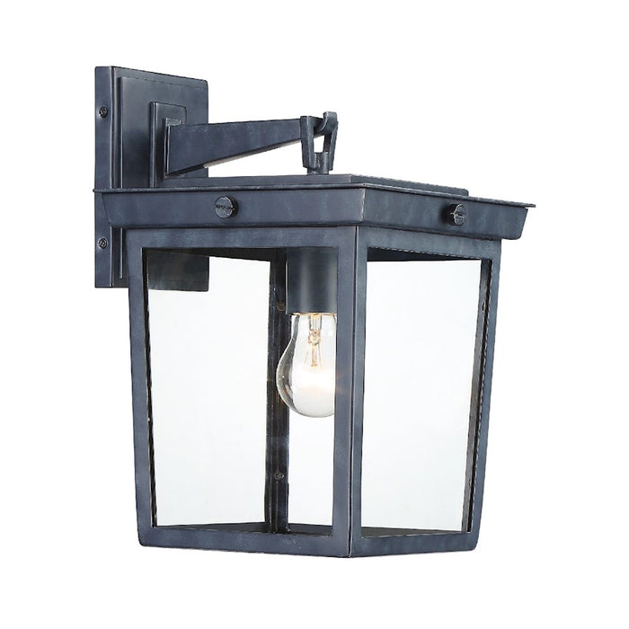 Crystorama Belmont 1 Light Wall Mount, Graphite