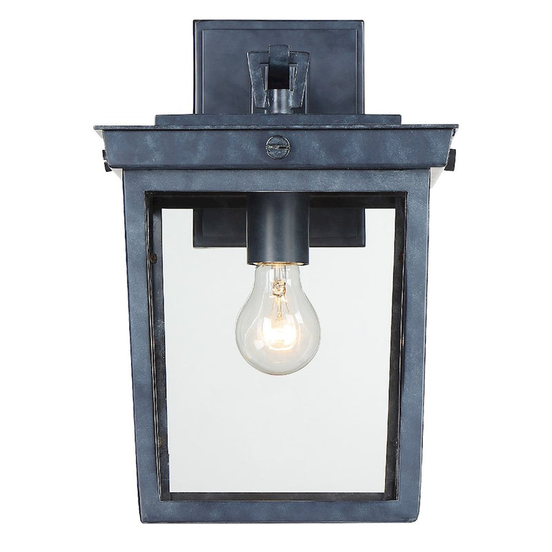 Crystorama Belmont 1 Light Wall Mount, Graphite
