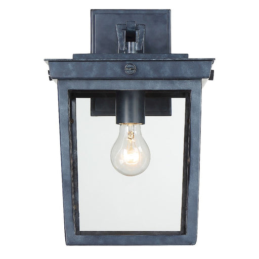 Crystorama Belmont 1 Light Wall Mount, Graphite