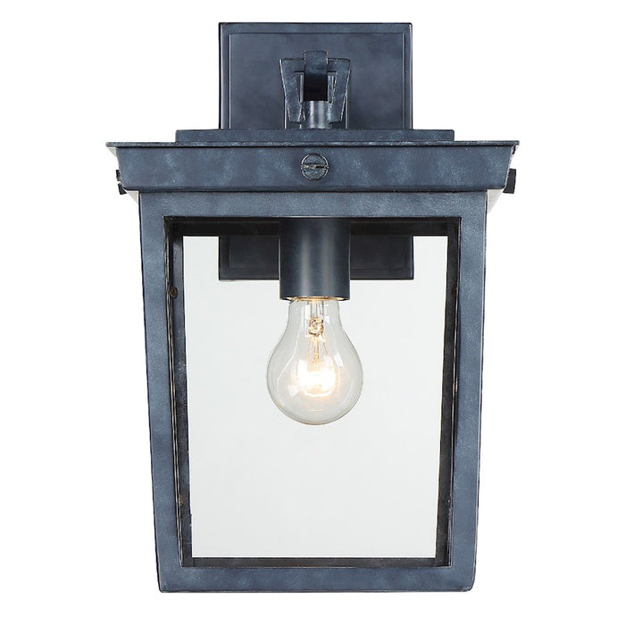 Crystorama Belmont 1 Light Wall Mount, Graphite
