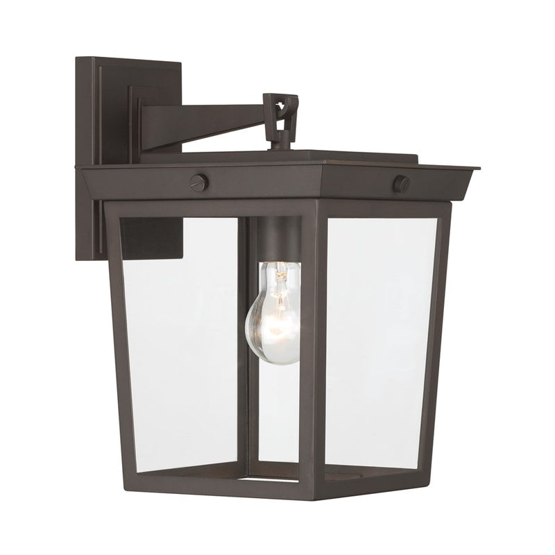 Crystorama Belmont 1 Light 9.5" Outdoor Sconce, Twilight Bronze