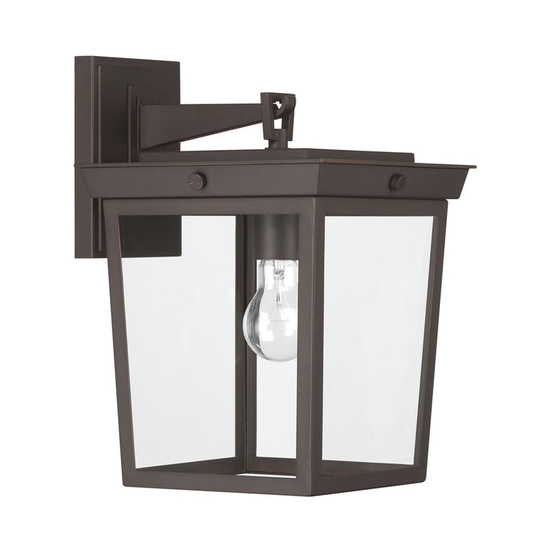 Crystorama Belmont 1 Light 9.5" Outdoor Sconce, Twilight Bronze