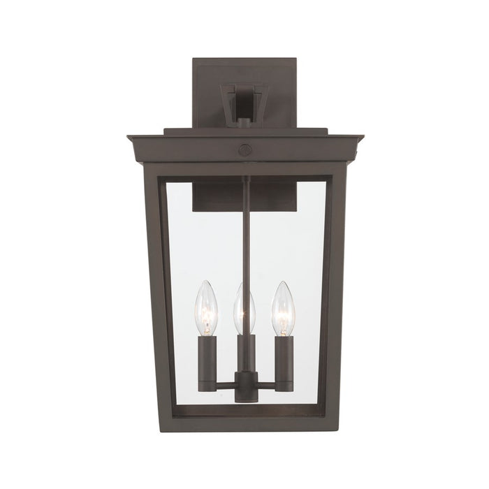 Crystorama Belmont 3 Light 12" Outdoor Sconce, Twilight Bronze