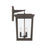 Crystorama Belmont 3 Light 12" Outdoor Sconce, Twilight Bronze