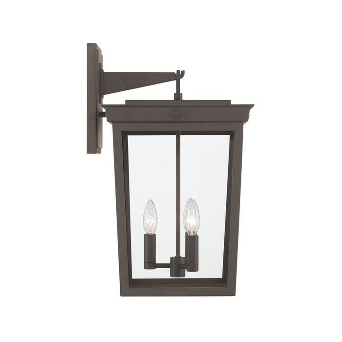 Crystorama Belmont 3 Light 12" Outdoor Sconce, Twilight Bronze