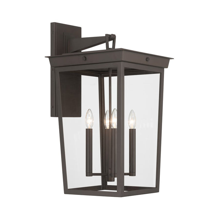 Crystorama Belmont 4 Light 14" Outdoor Sconce, Twilight Bronze