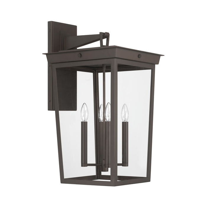 Crystorama Belmont 4 Light 14" Outdoor Sconce, Twilight Bronze