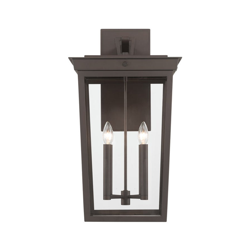 Crystorama Belmont 4 Light 14" Outdoor Sconce, Twilight Bronze