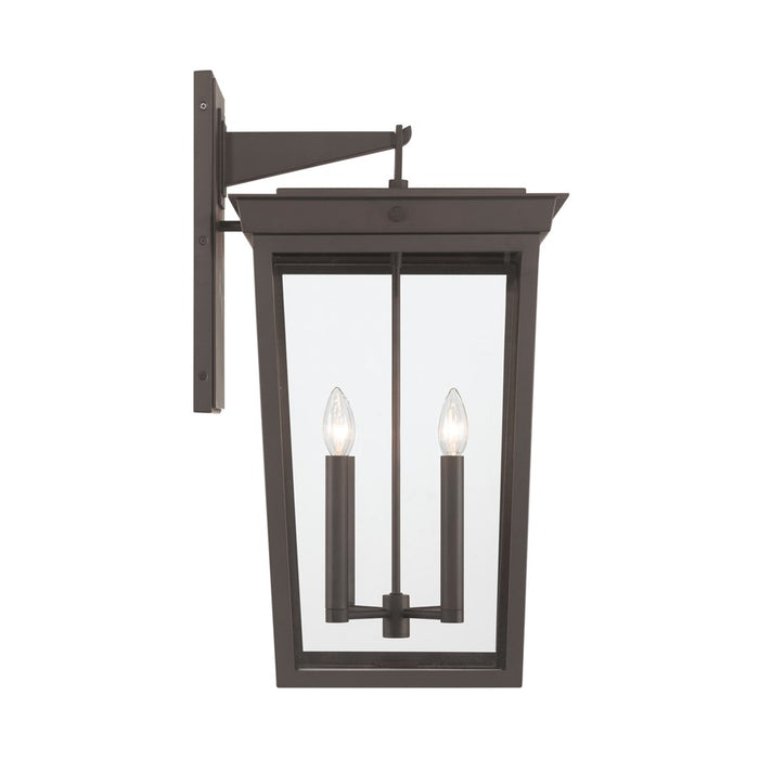 Crystorama Belmont 4 Light 14" Outdoor Sconce, Twilight Bronze