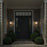 Crystorama Belmont 4 Light 14" Outdoor Sconce, Twilight Bronze