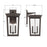 Crystorama Belmont 4 Light 14" Outdoor Sconce, Twilight Bronze