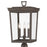 Crystorama Belmont 3 Lt 12" Outdoor Post Light, Twilight Bronze