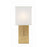 Crystorama Brent 1 Light Sconce, Vibrant Gold