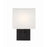 Crystorama Brent 1 Light Sconce, Black Forged