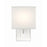 Crystorama Brent 1 Light 10" Sconce, Polished Nickel