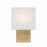 Crystorama Brent 1 Light 10" Sconce, Vibrant Gold