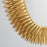 Crystorama Broche 1 Light 31.25" Mirror, Antique Gold