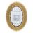 Crystorama Broche 1 Light 31.25" Mirror, Antique Gold