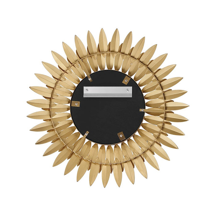 Crystorama Broche 20" Mirror, Antique Gold