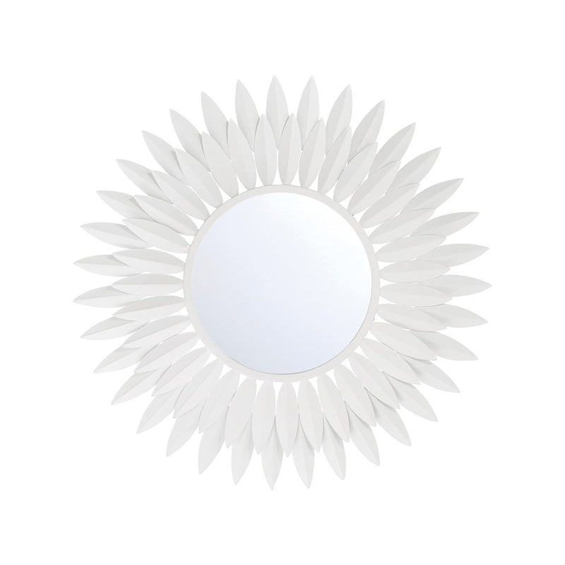 Crystorama Broche 20" Mirror, Matte White