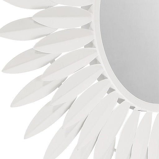 Crystorama Broche 20" Mirror, Matte White