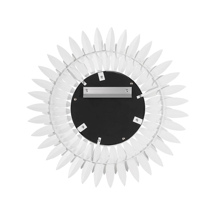Crystorama Broche 20" Mirror, Matte White