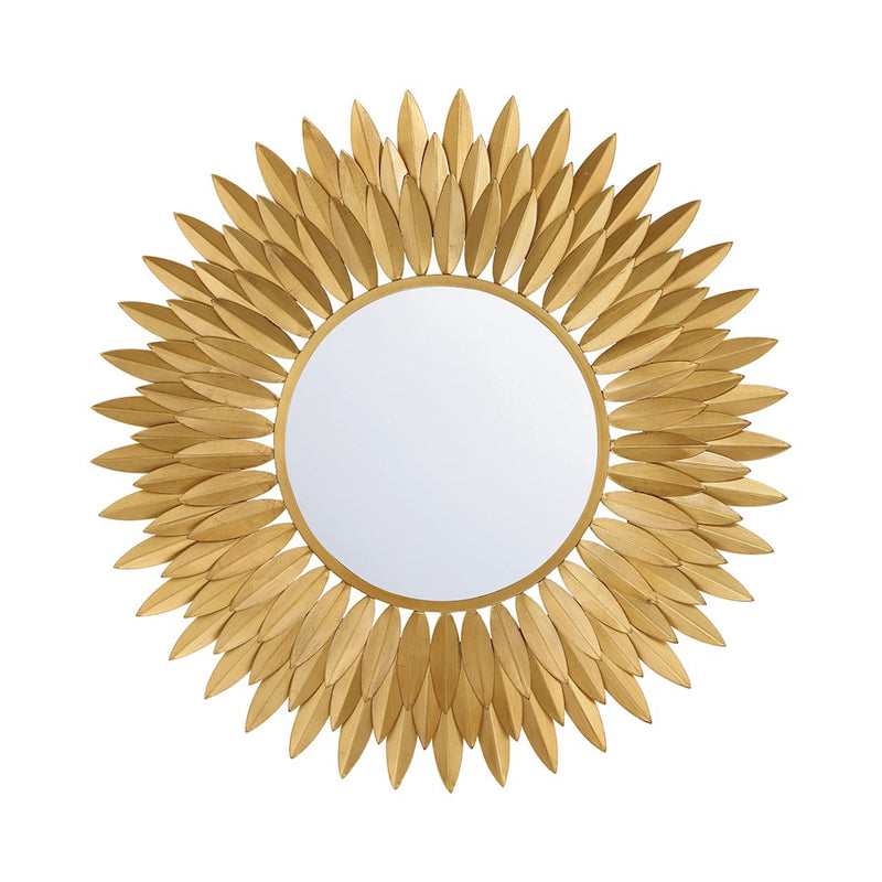 Crystorama Broche 24" Mirror, Antique Gold