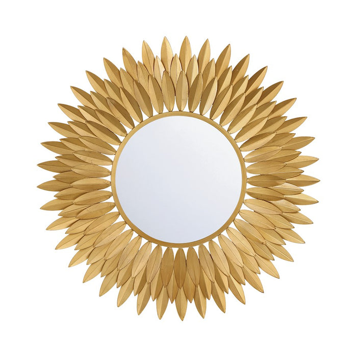Crystorama Broche 24" Mirror, Antique Gold - BRH-M524-GA
