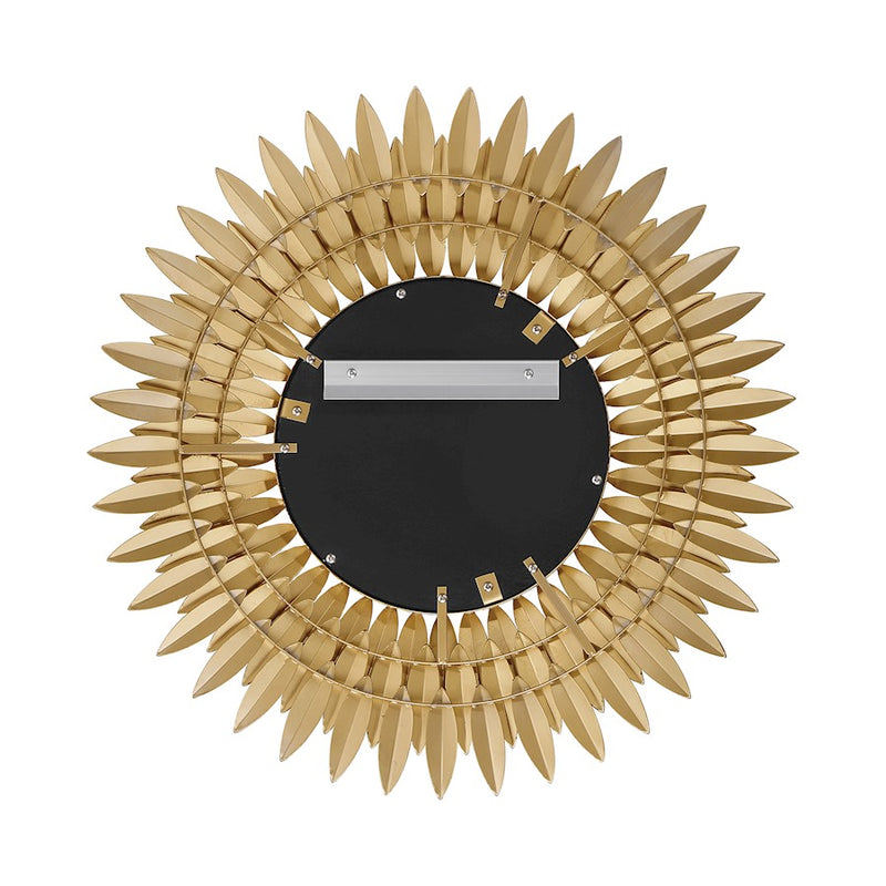Crystorama Broche 24" Mirror, Antique Gold