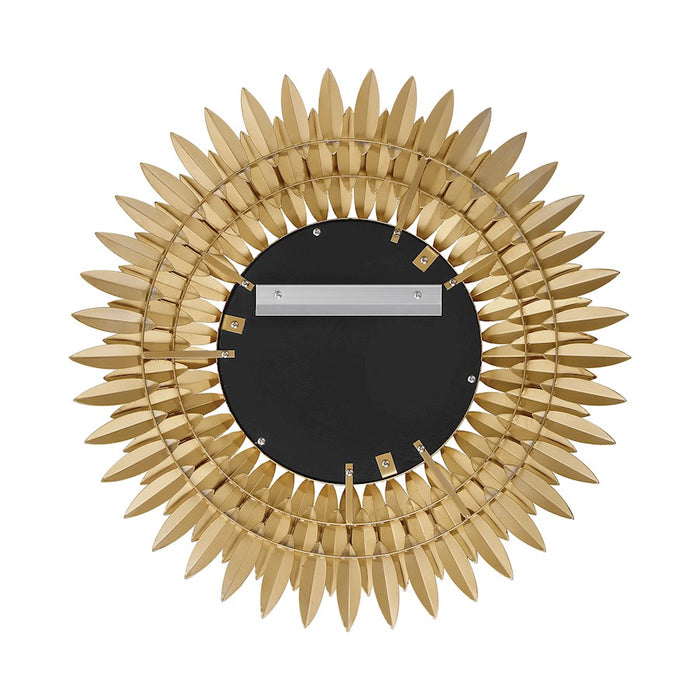 Crystorama Broche 24" Mirror, Antique Gold