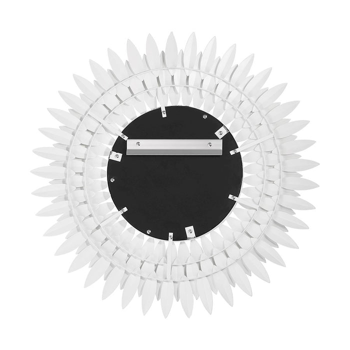 Crystorama Broche 24" Mirror, Matte White