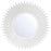 Crystorama Broche 30" Mirror, Matte White