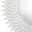 Crystorama Broche 30" Mirror, Matte White