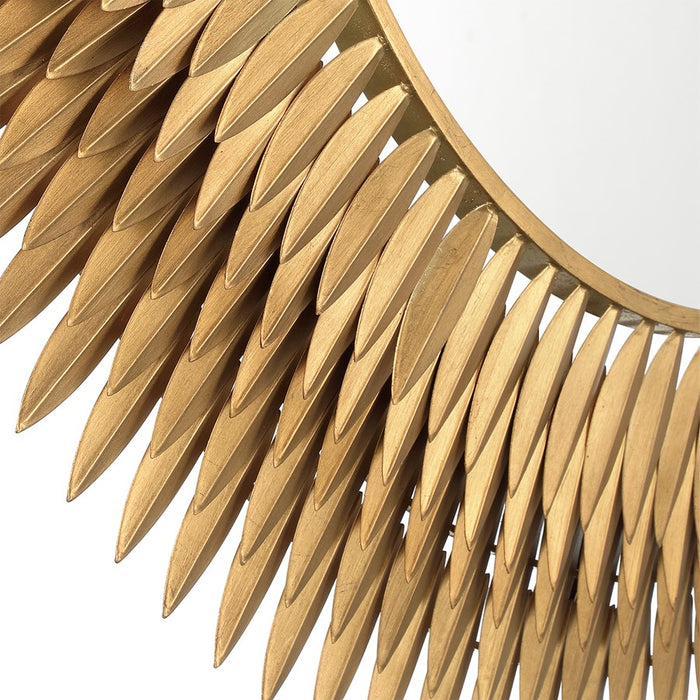 Crystorama Broche 46.75" Mirror, Antique Gold