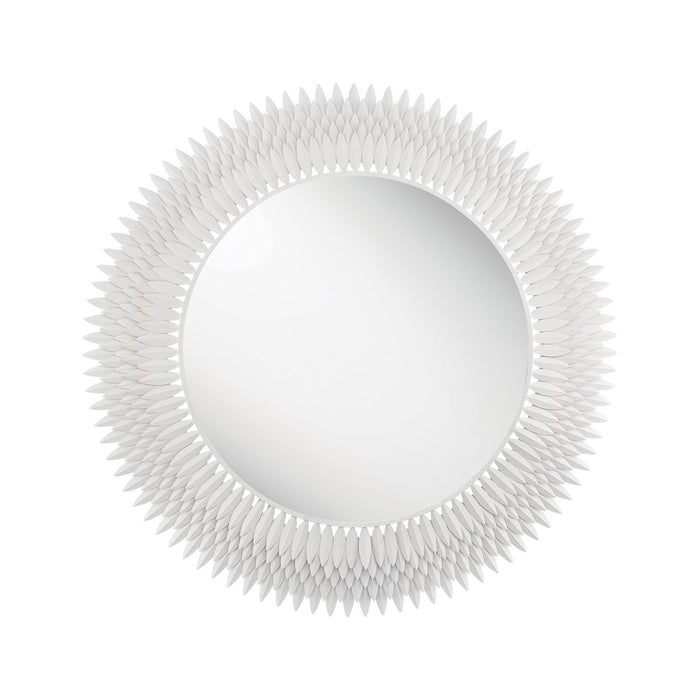 Crystorama Broche 46.75" Mirror, Matte White