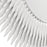 Crystorama Broche 46.75" Mirror, Matte White