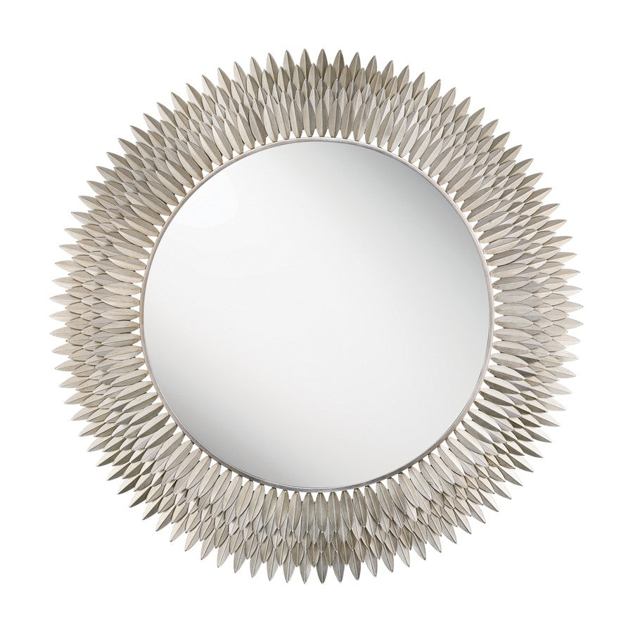 Crystorama Broche 46.75" Mirror, Antique Silver - BRH-M546-SA