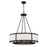 Crystorama Bryant Chandelier, Black Forged