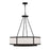 Crystorama Bryant Chandelier, Black Forged