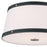 Crystorama Callahan 3 Light 17" Flush Mount, Polished Nickel/White