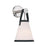 Crystorama Callahan 1 Light 7.25" Sconce, Polished Nickel/White