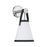 Crystorama Callahan 1 Light 7.25" Sconce, Polished Nickel/White