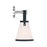 Crystorama Callahan 1 Light 7.25" Sconce, Polished Nickel/White