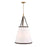 Crystorama Callahan 6 Light Pendant, Luxe Gold/White