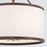 Crystorama Callahan 8 Light 28" Pendant, Luxe Gold/White