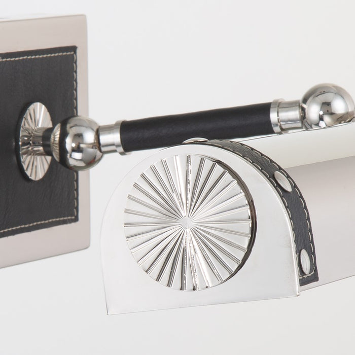 Crystorama Callahan 1 Light 20.25" Picture Light, Polished Nickel