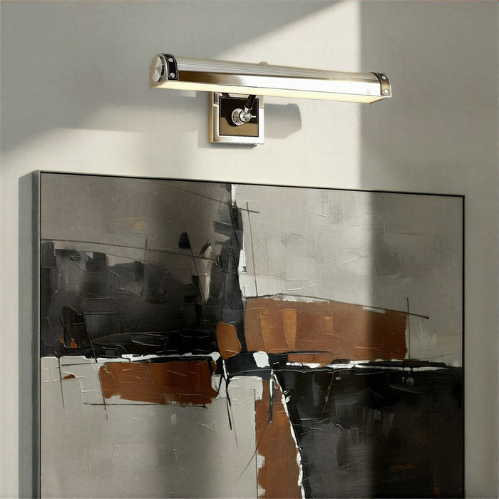 Crystorama Callahan 1 Light 20.25" Picture Light, Polished Nickel