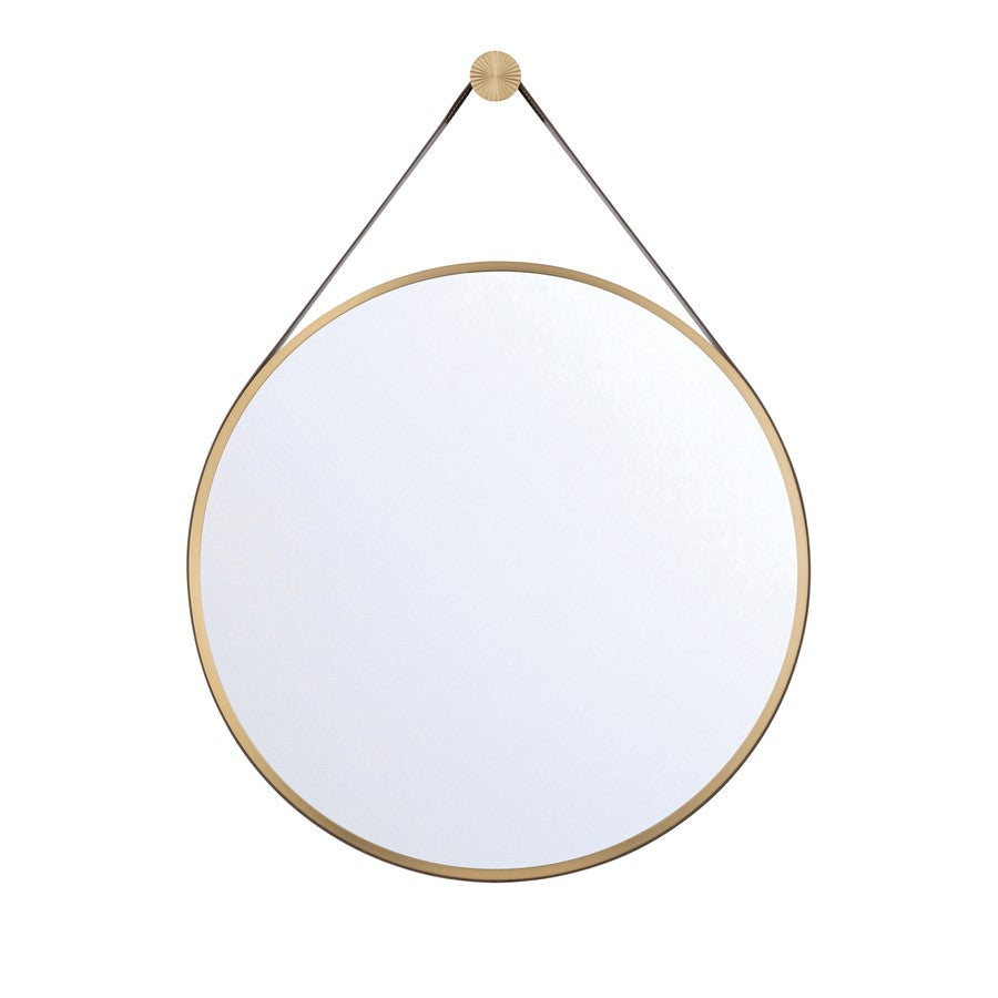 Crystorama Callahan 23.5" Mirror, Luxe Gold - CAL-M224-LG
