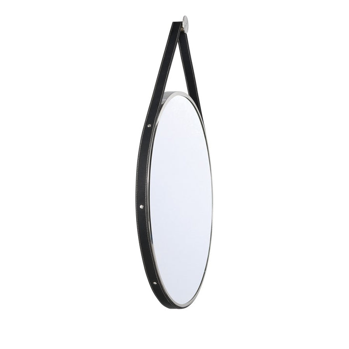 Crystorama Callahan 23.5" Mirror, Polished Nickel